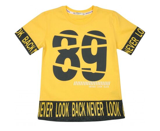 Футболка детская Breeze "NEVER LOOK BACK" (14311-146B-yellow)