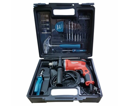 Дрель Makita M8100KX2 MT + комплект ручного инструмента (M8100KX2), изображение 2 Дрель Makita M8100KX2 MT + комплект ручного инструмента (M8100KX2), изображение 2