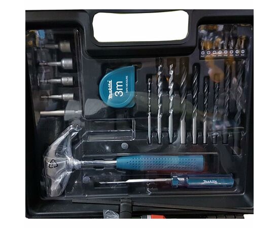 Дрель Makita M8100KX2 MT + комплект ручного инструмента (M8100KX2), изображение 3 Дрель Makita M8100KX2 MT + комплект ручного инструмента (M8100KX2), изображение 3