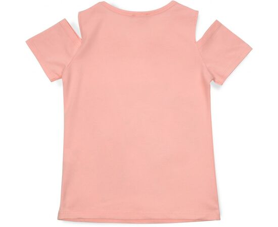 Футболка детская Breeze с девочкой (14124-128G-peach), изображение 2 Футболка детская Breeze с девочкой (14124-128G-peach), изображение 2