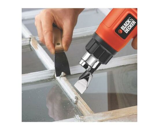 Строительный фен Black&Decker KX1650-XK (KX1650), изображение 4 Строительный фен Black&Decker KX1650-XK (KX1650), изображение 4