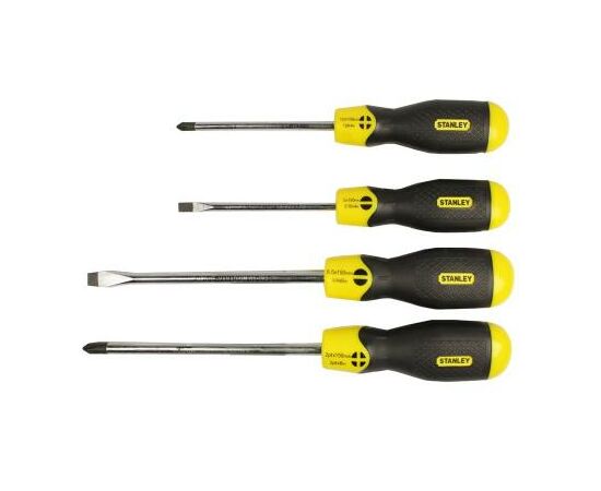Набор инструментов Stanley отверток CushionGrip Sl, Ph, 4шт. (0-65-013), изображение 2 Набор инструментов Stanley отверток CushionGrip Sl, Ph, 4шт. (0-65-013), изображение 2