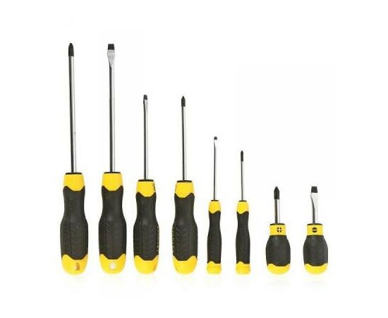 Набор инструментов Stanley отверток CushionGrip Sl, Ph, 8шт. (0-65-011), изображение 2 Набор инструментов Stanley отверток CushionGrip Sl, Ph, 8шт. (0-65-011), изображение 2