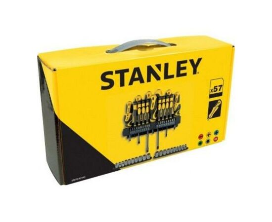 Набор инструментов Stanley отверток, головок, вставок 57 шт. (STHT0-62143), изображение 3 Набор инструментов Stanley отверток, головок, вставок 57 шт. (STHT0-62143), изображение 3