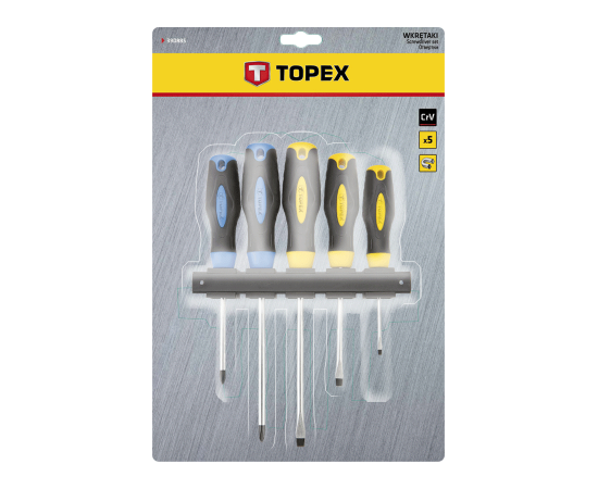 Набор отверток Topex 5 шт. (39D885), изображение 2