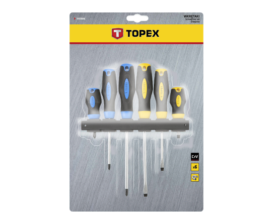 Набор отверток Topex 6 шт. (39D886), изображение 2