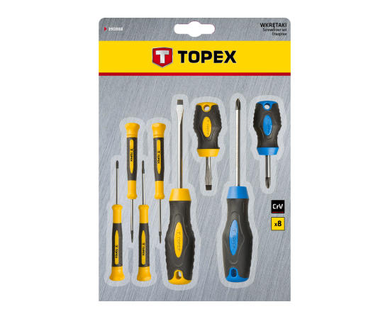 Набор отверток Topex 8 шт. (39D888), изображение 2