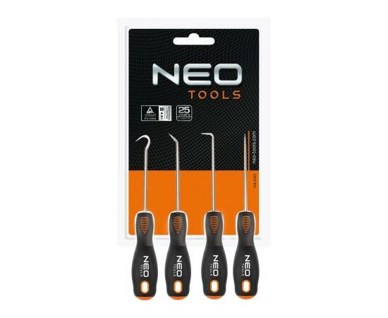 Набор инструментов Neo Tools крюки NEO 140 мм, набор 4 шт, (04-230), изображение 6 Набор инструментов Neo Tools крюки NEO 140 мм, набор 4 шт, (04-230), изображение 6