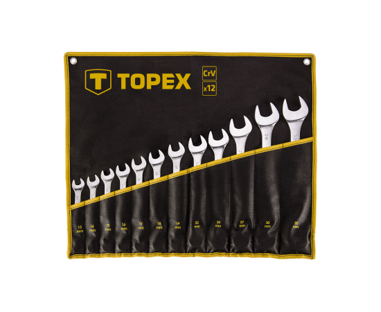 Набор инструментов Topex ключей комбинированных 13 -32 мм, 12 шт. (35D758)