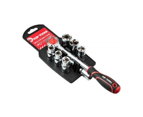 Набір інструментів Top Tools змінних головок торцевих 38D143, 1/2", 8 шт. (38D143)