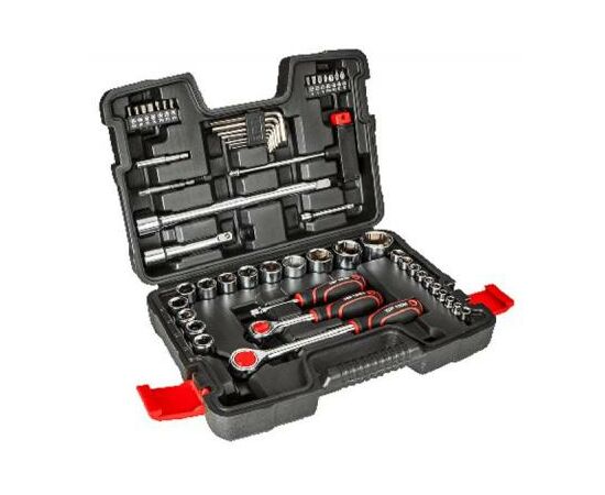 Набор инструментов Top Tools сменных головок 1/4", 1/2" 53 ед. (38D530)