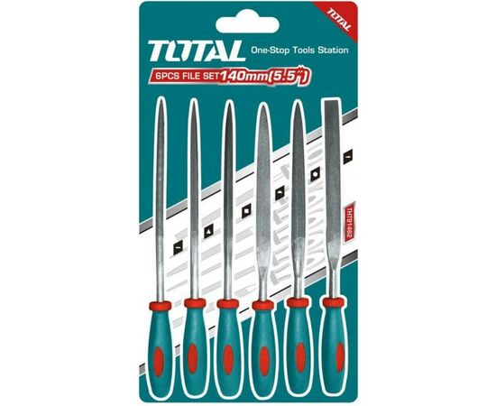 Набор инструментов Total надфилей, 140мм, 6шт. (THT91462)