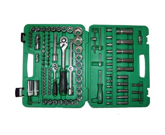 Набор инструментов Toptul автомобільний 1/4", 1/2" 108од. (6-гр.) (GCAI108R), изображение 2 Набор инструментов Toptul автомобільний 1/4", 1/2" 108од. (6-гр.) (GCAI108R), изображение 2