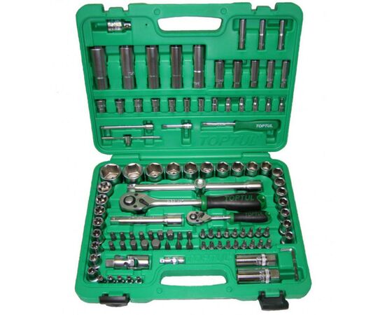 Набір інструментів Toptul автомобільний 1/4", 1/2" 108од. (6-гр.) (GCAI108R)