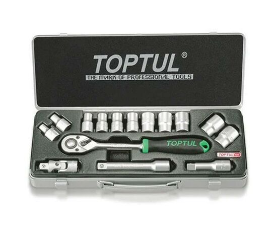 Набор инструментов Toptul 1/2" 15од. (6-гр.) (GCAD1502)