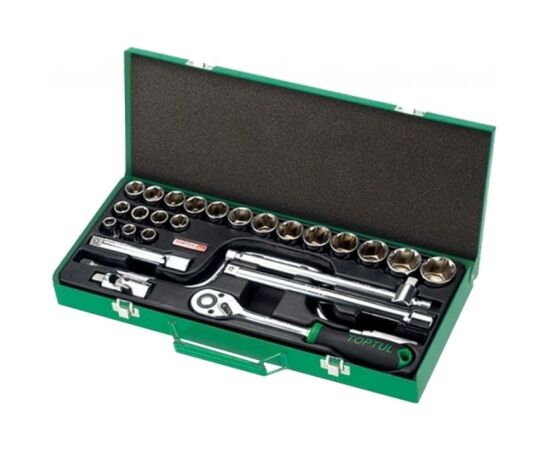Набор инструментов Toptul 1/2" 26од. (6-гр.) (GCAD2601)
