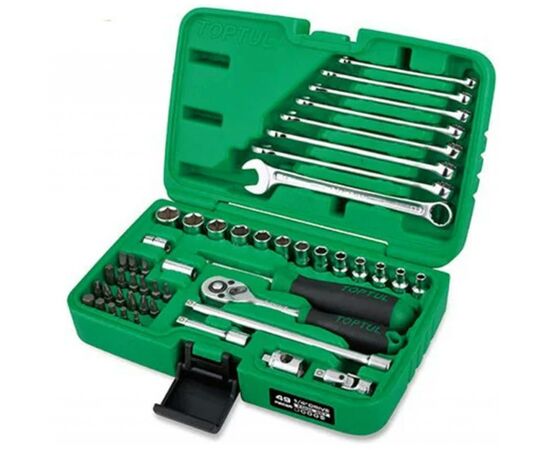 Набор инструментов Toptul 1/4" + ключі 49од. (GCAI4901)