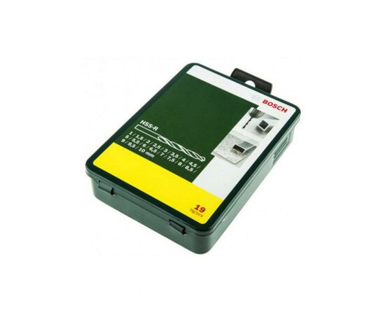 Набір свердл Bosch по металу Promoline HSS-R 19 шт (2.607.019.435), зображення 2 Набір свердл Bosch по металу Promoline HSS-R 19 шт (2.607.019.435), зображення 2