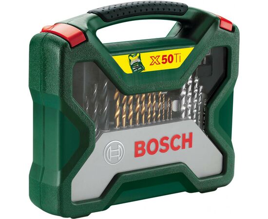 Набір свердл і біт Bosch X-LINE-50 TITANIUM (2.607.019.327), зображення 3 Набір свердл і біт Bosch X-LINE-50 TITANIUM (2.607.019.327), зображення 3