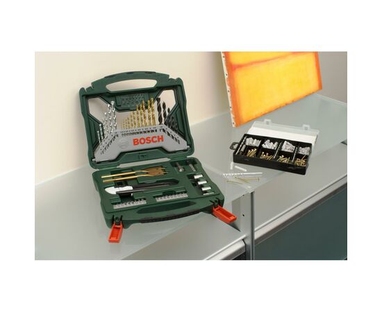 Набір свердл і біт Bosch X-LINE-50 TITANIUM (2.607.019.327), зображення 5 Набір свердл і біт Bosch X-LINE-50 TITANIUM (2.607.019.327), зображення 5