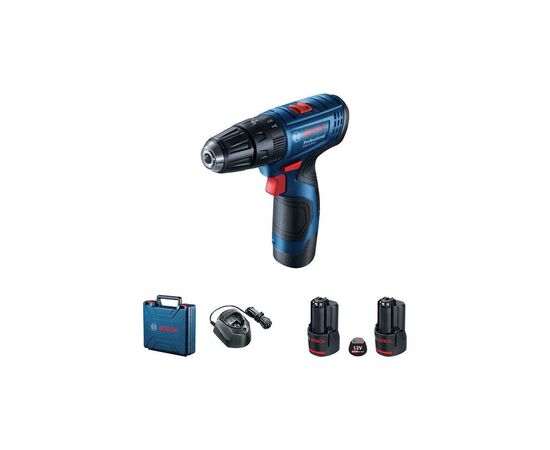 Шуруповерт Bosch GSB 120-Li акумуляторний, 2*2.5Аh (0.601.9G8.100)