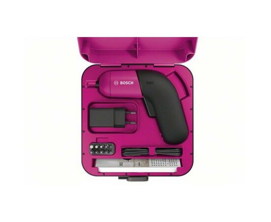 Викрутка акумуляторна Bosch IXO VI Colour, LED, акумуляторний, 10біт, кейс (0.603.9C7.022), зображення 3 Викрутка акумуляторна Bosch IXO VI Colour, LED, акумуляторний, 10біт, кейс (0.603.9C7.022), зображення 3