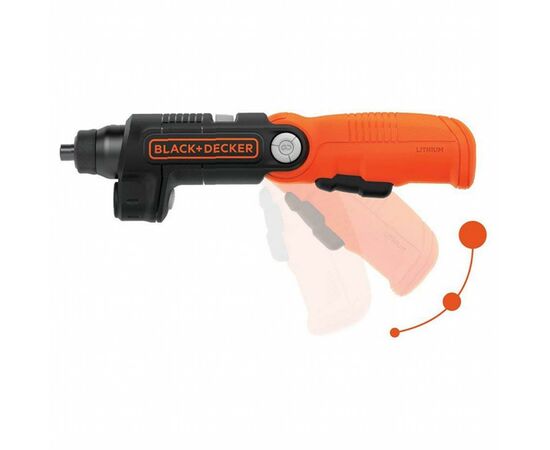 Отвертка аккумуляторная Black&Decker BDCSFL20C, изображение 3 Отвертка аккумуляторная Black&Decker BDCSFL20C, изображение 3