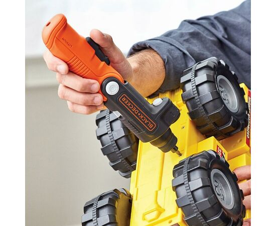 Отвертка аккумуляторная Black&Decker BDCSFL20C, изображение 4 Отвертка аккумуляторная Black&Decker BDCSFL20C, изображение 4