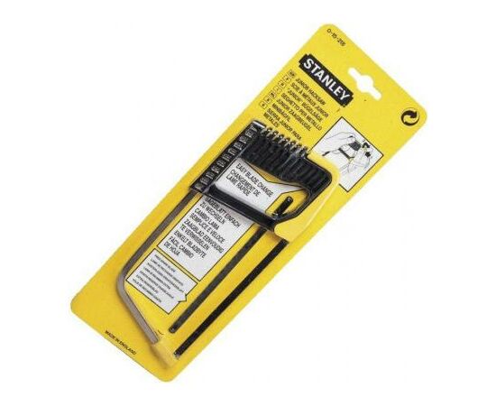 Ножовка Stanley Junior мини по металлу, длина полотна 150мм. (0-15-218), изображение 2 Ножовка Stanley Junior мини по металлу, длина полотна 150мм. (0-15-218), изображение 2