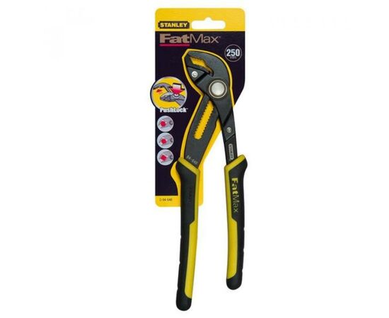 Плоскогубцы Stanley FatMax переставные, сантех. L=254 мм (0-84-648), изображение 2 Плоскогубцы Stanley FatMax переставные, сантех. L=254 мм (0-84-648), изображение 2