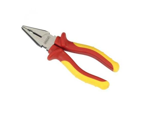 Плоскогубцы Stanley MaxSteel VDE 1000V электрика, L=175мм. (0-84-001)