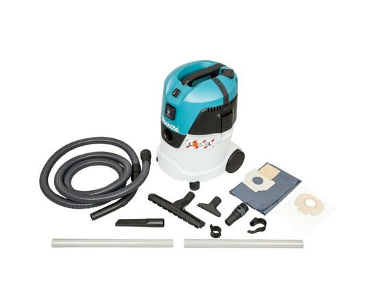 Пылесос строительный Makita VC2512L, 1000Вт, 25л (VC2512L), изображение 3 Пылесос строительный Makita VC2512L, 1000Вт, 25л (VC2512L), изображение 3