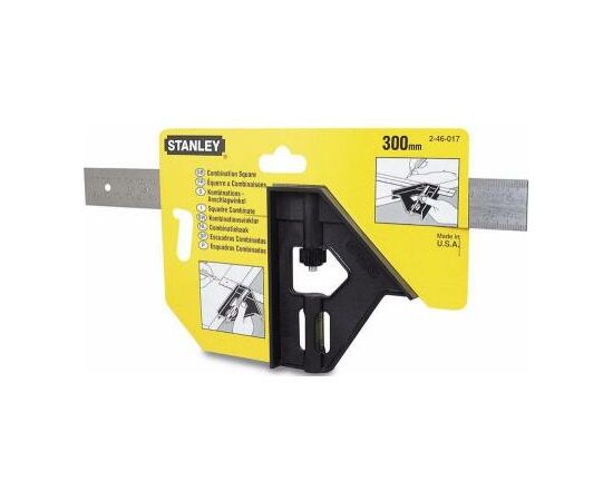 Рівень Stanley угольник столярный 300мм. (2-46-017), зображення 2 Рівень Stanley угольник столярный 300мм. (2-46-017), зображення 2
