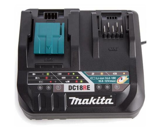 Зарядное устройство для аккумуляторов инструмента Makita DC18RE для LXT и CXT (198720-9), изображение 2 Зарядное устройство для аккумуляторов инструмента Makita DC18RE для LXT и CXT (198720-9), изображение 2