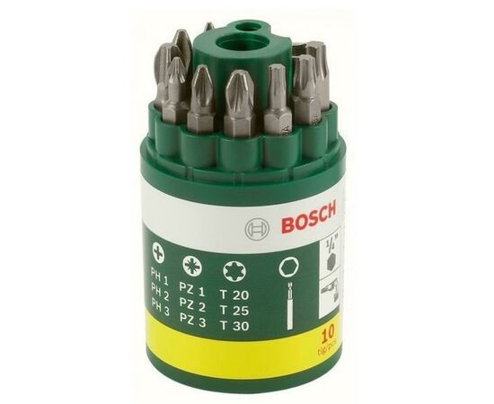 Набор бит Bosch 9 шт + универсальный держатель (2.607.019.452), изображение 2 Набор бит Bosch 9 шт + универсальный держатель (2.607.019.452), изображение 2
