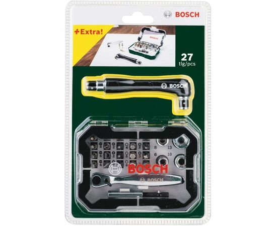 Набір біт Bosch Promobasket Set 19 шт + держатель + трещетка (2.607.017.392)