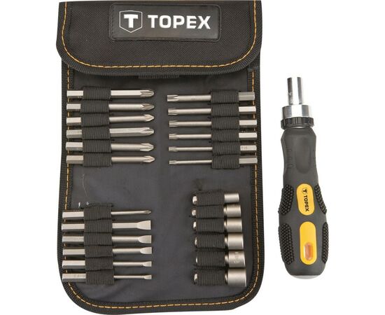 Набір біт Topex 26 шт с держателем (39D352)