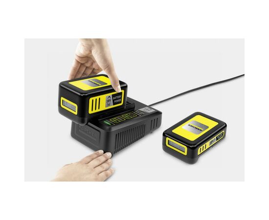 Зарядное устройство для аккумуляторов инструмента Karcher 18 В 2.5Ач (2.445-032.0), изображение 4 Зарядное устройство для аккумуляторов инструмента Karcher 18 В 2.5Ач (2.445-032.0), изображение 4