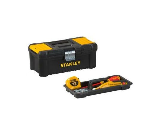 Ящик для инструментов Stanley ESSENTIAL, 16 (406x205x195мм) (STST1-75518), изображение 5 Ящик для инструментов Stanley ESSENTIAL, 16 (406x205x195мм) (STST1-75518), изображение 5