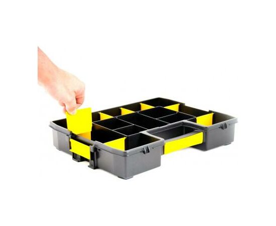 Ящик для инструментов Stanley Sort Master Junior, 375x670x292мм. (1-97-483), изображение 4 Ящик для инструментов Stanley Sort Master Junior, 375x670x292мм. (1-97-483), изображение 4
