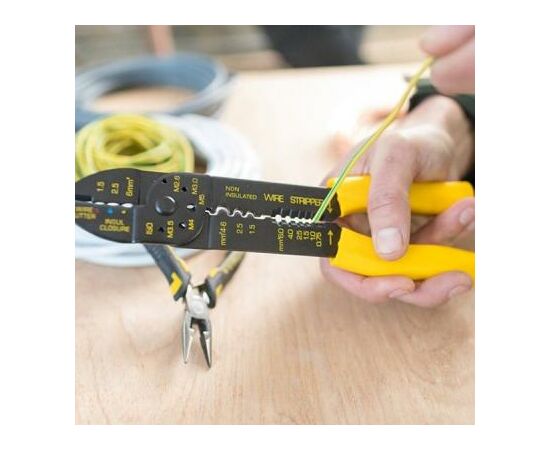 Клещи Stanley для обжима, L = 220 мм, d обж 1.5, 2.5, 6 мм (STHT0-75414), изображение 3 Клещи Stanley для обжима, L = 220 мм, d обж 1.5, 2.5, 6 мм (STHT0-75414), изображение 3