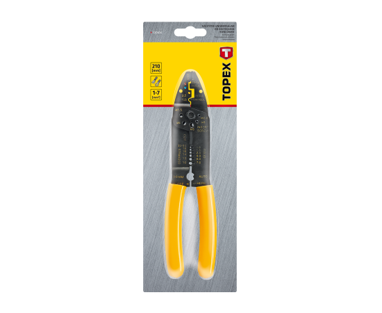 Кліщі Topex для обжима кабельных наконечников, 210 мм (32D404), зображення 2 Кліщі Topex для обжима кабельных наконечников, 210 мм (32D404), зображення 2