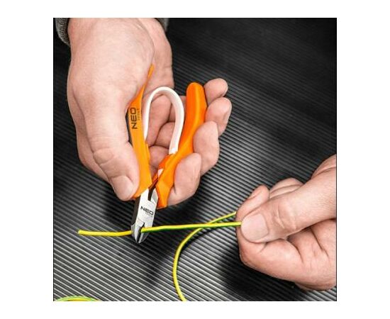 Кусачки Neo Tools боковые прецесизионные, 110 мм (01-106), изображение 3