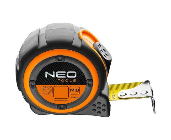 Рулетка Neo Tools стальная лента 3 м x 16 мм, магнит (67-183)