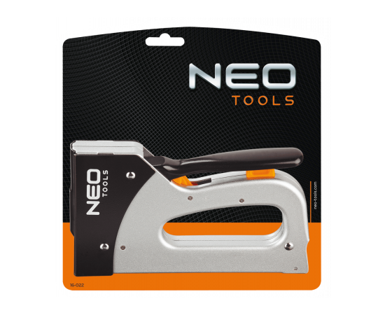 Степлер строительный Neo Tools 6-14 мм, скоба J (16-022), изображение 2 Степлер строительный Neo Tools 6-14 мм, скоба J (16-022), изображение 2