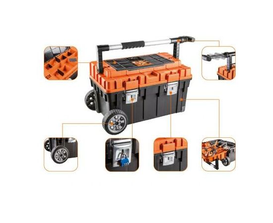 Ящик для инструментов Neo Tools "Мобильна мастерская" для електроинструментов (84-116), изображение 2 Ящик для инструментов Neo Tools "Мобильна мастерская" для електроинструментов (84-116), изображение 2