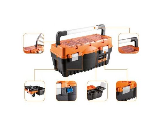 Ящик для инструментов Neo Tools 16 " (84-102), изображение 2 Ящик для инструментов Neo Tools 16 " (84-102), изображение 2