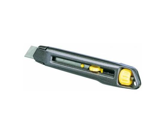 Нож монтажный Stanley выдвижное лезвие шириной 18мм, длина ножа 165мм (0-10-018)