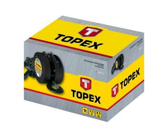 Лебедка Topex цепная 2 т, 2.5 м (97X072), изображение 2 Лебедка Topex цепная 2 т, 2.5 м (97X072), изображение 2