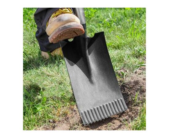 Лопата Verto прямая, деревянная ручка (15G002), изображение 2